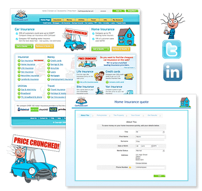 Confused.com user testing sessions - Martin Gray