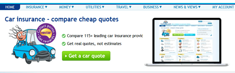 Confused.com website and quote process redesign by Martin Gray