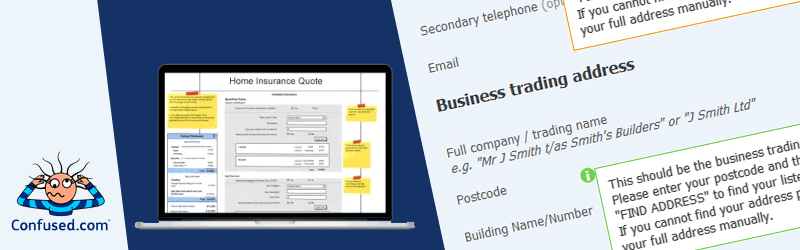 Confused.com quote header redesign - Martin Gray portfolio